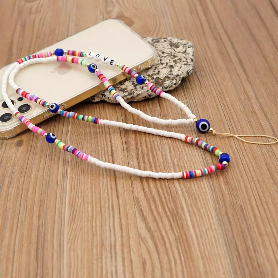 Evil Eye Shoulder Drop Phone Strap-0